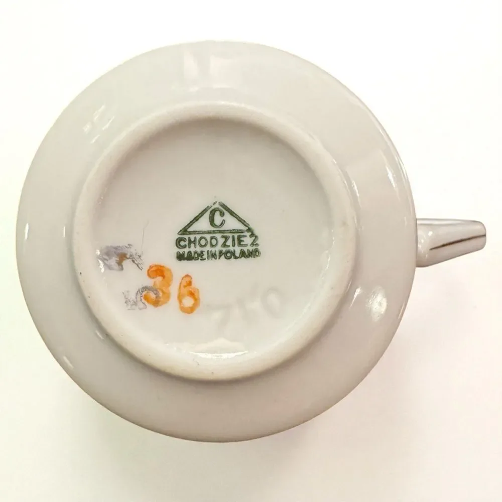 Vintage Chodiez China Whimsical Tea Cup and Saucer Set